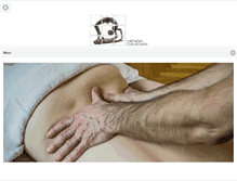 Tablet Screenshot of massage-aarhus.dk
